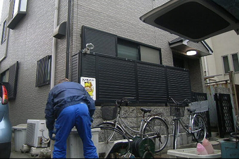 薬剤効力が低下のため、シロアリ予防工事をした